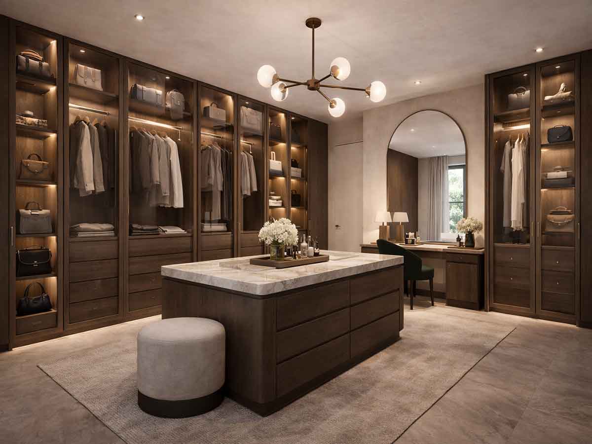 Bespoke Dressing Room Design by Kings Interiors Ltd