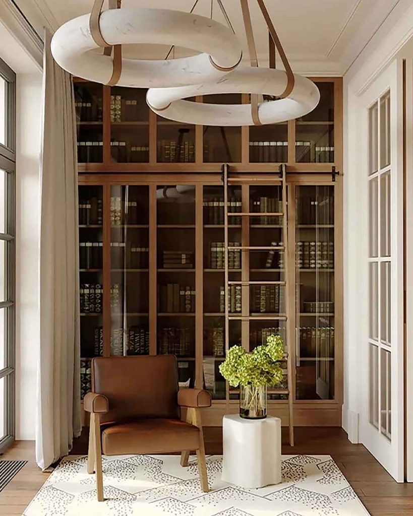 Luxury Home Library Interior Design – Full Residential Renovation