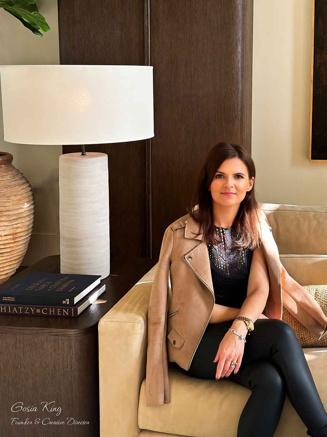 Gosia King, interior designer at Kings Interiors Ltd Berkshire studio